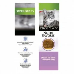 PURINA PRO PLAN Cat Sterilised 7+ Nutrisavour Dinde En Terrine Sachet Repas -Alimentation boutique cat sterilised 7 dinde mousse sachet repas 2