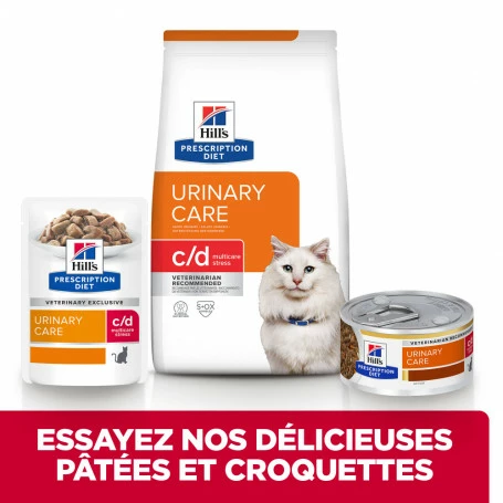 HILL'S Pet Nutrition C/D Urinary Stress Multicare Croquettes Pour Chat Au Poulet 5 HILL'S Pet Nutrition C/D Urinary Stress Multicare Croquettes Pour Chat Au Poulet – Image 3