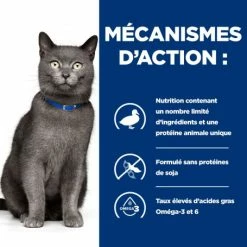 HILL'S Pet Nutrition D/d Food Sensitivities Croquettes Pour Chat Canard & Petis Pois -Alimentation boutique feline d d canard et petits pois 3