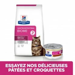 HILL'S Pet Nutrition Gastrointestinal Biome Mijotés Pour Chat Poulet & Légumes -Alimentation boutique feline gastrointestinal biome mijotes poulet legumes boite 2
