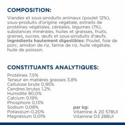 HILL'S Pet Nutrition Gastrointestinal Biome Mijotés Pour Chat Poulet & Légumes -Alimentation boutique feline gastrointestinal biome mijotes poulet legumes boite 7