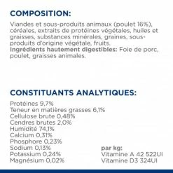 HILL'S Pet Nutrition I/d Digestive Boîte Pour Chat Et Chaton Poulet -Alimentation boutique feline i d digestive care activ biome boite 7