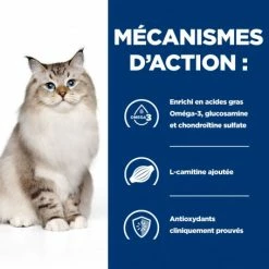 HILL'S Pet Nutrition J/D Mobility Croquettes Pour Chat Au Poulet -Alimentation boutique feline j d 3