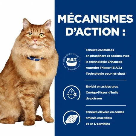 HILL'S Pet Nutrition K/D J/D Kidney+Mobility Croquettes Pour Chat Au Poulet 7 HILL'S Pet Nutrition K/D J/D Kidney+Mobility Croquettes Pour Chat Au Poulet – Image 5