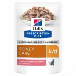 HILL'S Pet Nutrition K/D Kidney Sachet Repas Pour Chat Saumon