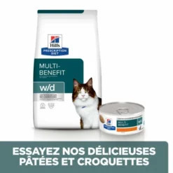 HILL'S Pet Nutrition W/d Multi Benefit Boîte émincé Pour Chat Poulet -Alimentation boutique feline w d poulet boite emince 2