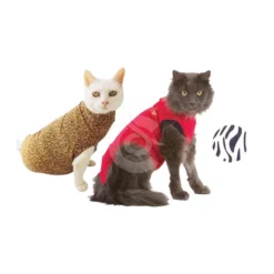 Materiel Gilet Pet Shirt Pour Chat - 4XS - Lg : 25-32 Cm (Rouge) -Alimentation boutique gilet pet shirt pour chat 4xs lg 25 32 cm rouge 9