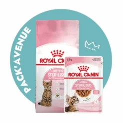 Pack'Avenue Royal Canin CAT KITTEN STERILISED 3,5KG Avec émincé En Sauce