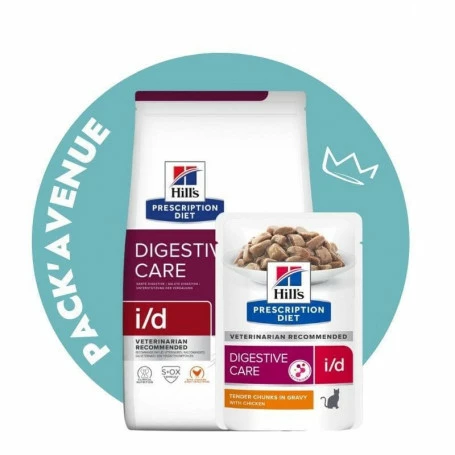 HILL'S Pet Nutrition Pack'Avenue Hill's Prescription Diet I/D Digestive Croquettes Pour Chat Et Chaton Au Poulet 3 Kg 3 HILL'S Pet Nutrition Pack'Avenue Hill's Prescription Diet I/D Digestive Croquettes Pour Chat Et Chaton Au Poulet 3 Kg