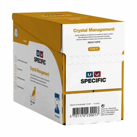 DECHRA FRANCE Specific FCW-P Crystal Management Sachet Repas 3 DECHRA FRANCE Specific FCW-P Crystal Management Sachet Repas