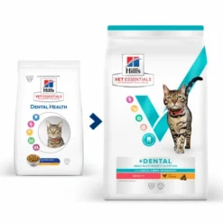 HILL'S Pet Nutrition Vet Essentials Chat Multi-Benefit + Dental Adult 1+ Poulet -Alimentation boutique vet essentials chat multi benefit dental adult 1 poulet 1
