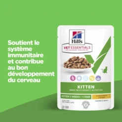 HILL'S Pet Nutrition Vet Essentials Chat Multi-Benefit Kitten Poulet Sachet Repas -Alimentation boutique vet essentials chat multi benefit kitten poulet sachet repas 1