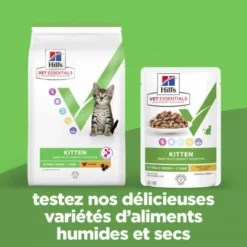 HILL'S Pet Nutrition Vet Essentials Chat Multi-Benefit Kitten Poulet Sachet Repas -Alimentation boutique vet essentials chat multi benefit kitten poulet sachet repas 3