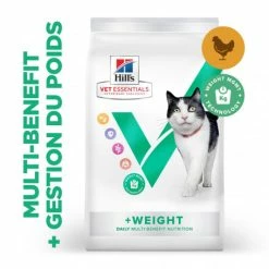 HILL'S Pet Nutrition Vet Essentials Chat Multi-Benefit + Weight Mature 7+ Poulet