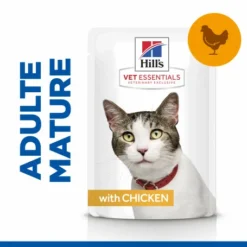 HILL'S Pet Nutrition Vet Essentials Feline Mature Adult 7+ Poulet Sachet Repas -Alimentation boutique vet essentials feline mature adult 7 poulet sachet repas 2