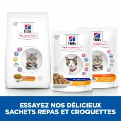 HILL'S Pet Nutrition Vet Essentials Feline Mature Adult 7+ Poulet Sachet Repas -Alimentation boutique vet essentials feline mature adult 7 poulet sachet repas 3