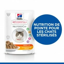 HILL'S Pet Nutrition Vet Essentials Feline Young Adult Neutered Cat Poulet Sachet Repas -Alimentation boutique vet essentials feline young adult neutered cat po sachet r 2
