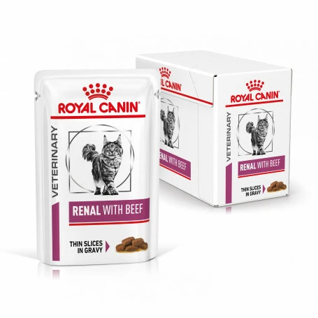 ROYAL CANIN Veterinary Health Nutrition Cat Renal Boeuf Sachet Repas 4 ROYAL CANIN Veterinary Health Nutrition Cat Renal Boeuf Sachet Repas – Image 2