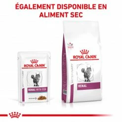 ROYAL CANIN Veterinary Health Nutrition Cat Renal Poisson Sachet Repas 14 ROYAL CANIN Veterinary Health Nutrition Cat Renal Poisson Sachet Repas -Alimentation boutique veterinary diet cat renal poisson sachet repas 4
