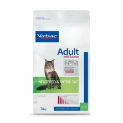 Virbac Veterinary HPM Cat Adult With Salmon Neutered & Entire -Alimentation boutique veterinary hpm adult with salmon neuteredentire cat 4