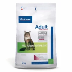 Virbac Veterinary HPM Cat Adult With Salmon Neutered & Entire -Alimentation boutique veterinary hpm adult with salmon neuteredentire cat 5