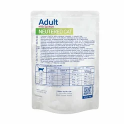 Virbac Veterinary HPM Chat Adult Neutered Saumon Sachets Repas -Alimentation boutique veterinary hpm cat adult neutered salmon bouchees sachrepas 2