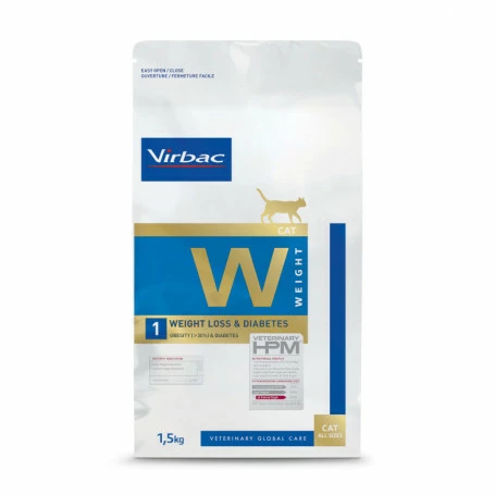 Virbac Veterinary HPM Cat W1 Weight Loss & Diabetes 3 Virbac Veterinary HPM Cat W1 Weight Loss & Diabetes