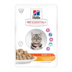 HILL'S Pet Nutrition Vet Essentials Feline Adult Pack Mixte Sachet Repas 11 HILL'S Pet Nutrition Vet Essentials Feline Adult Pack Mixte Sachet Repas -Alimentation boutique vetessentials feline adult poulet saumon pack msachet repas 2