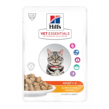 HILL'S Pet Nutrition Vet Essentials Feline Adult Pack Mixte Sachet Repas 7 HILL'S Pet Nutrition Vet Essentials Feline Adult Pack Mixte Sachet Repas – Image 5